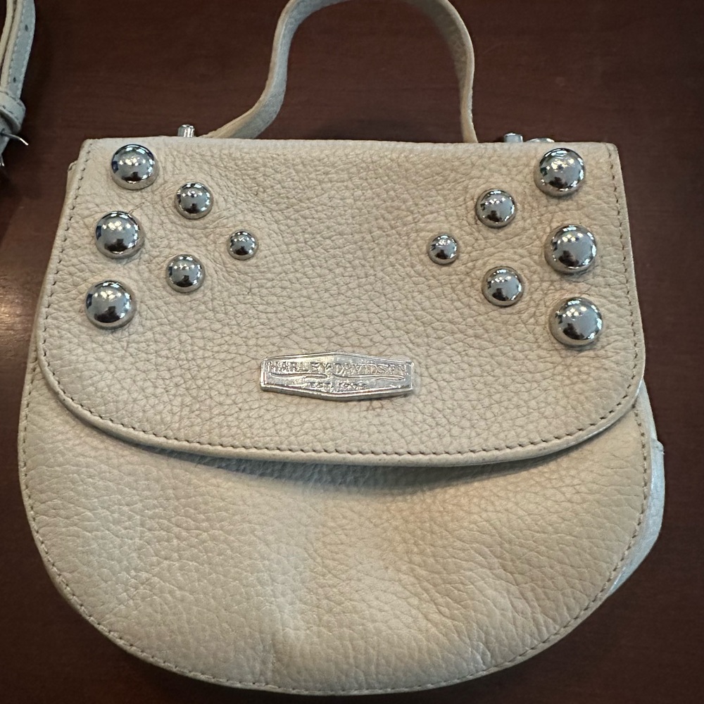 Harley-Davidson Cream Studded Women's Bag